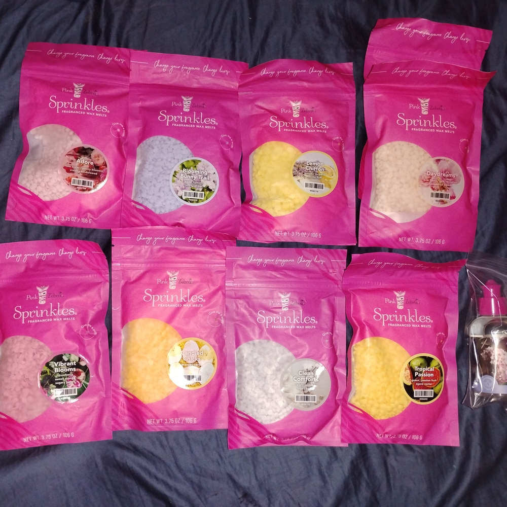 Pink Zebra Sprinkles Scented Wax Melts Variety Pack
